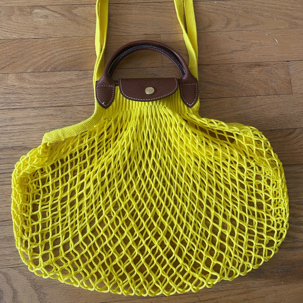 Longchamp Le Pliage Filet Large Mesh Bag